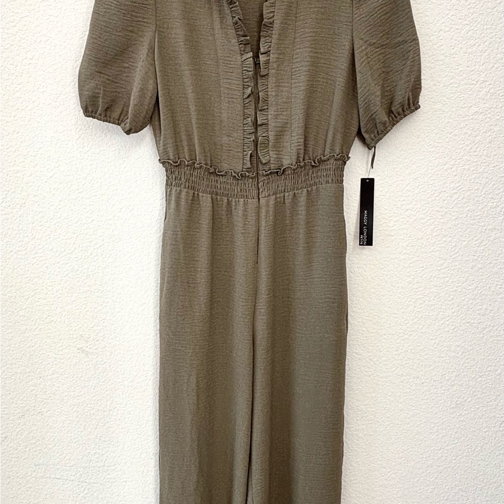 Elegant Olive Green Women's Jumpsuit
